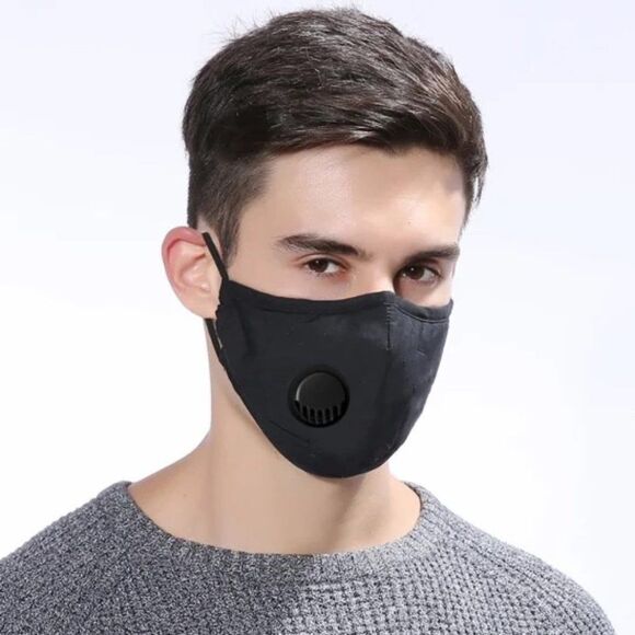 NEW LIVING ROYAL Grey Carbon Filter Face Mask Unisex - Picture 1 of 3
